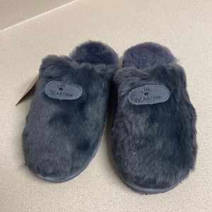 BearPaw Sofia Charcoal Slippers